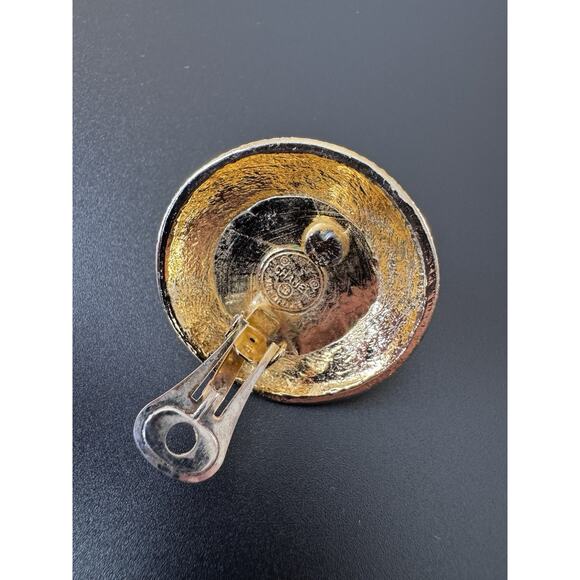 vintage Chanel Coco Mark faux pearl clip-on earring see details - Picture 6 of 9